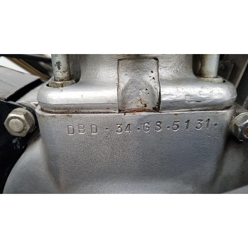 1084 - 1960 BSA Gold Star, Clubman Trim, 500 cc. Registration number 152 MTD. Frame number CB32 9423. Engin... 