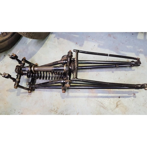 308 - A pair of pre- war girder forks, possibly Velocette.