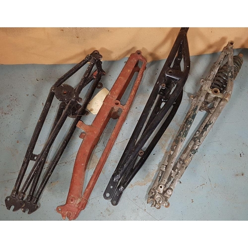 309 - Four various pre- war girder forks (4).