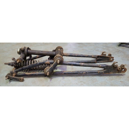 313 - A pair of Vincent Series A or B Brampton girder forks.