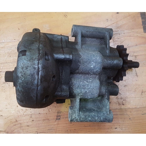 323 - An AJS/Matchless gearbox, GB 28 M 55, buyers should check how complete this lot is.