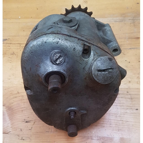 323 - An AJS/Matchless gearbox, GB 28 M 55, buyers should check how complete this lot is.