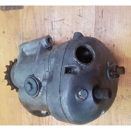 329 - An AJS/Matchless gearbox, stamped G6.26 M 54, K748, 937.