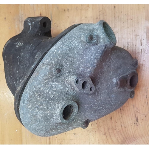 334 - An AJS/Matchless gearbox, stamped G4 E 55 E 683, buyers should check how complete this lot is.