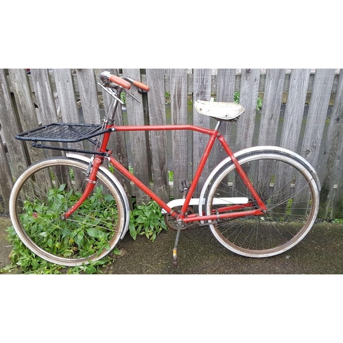 35 - c.1970 Post Office bicycle, frame number PO 51136, original paint with rod brakes and parcel rack. I... 