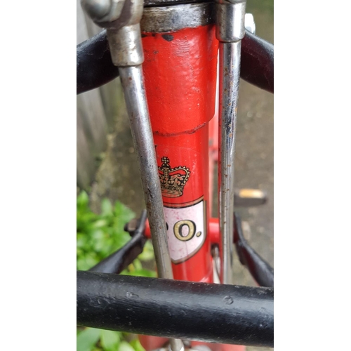 35 - c.1970 Post Office bicycle, frame number PO 51136, original paint with rod brakes and parcel rack. I... 