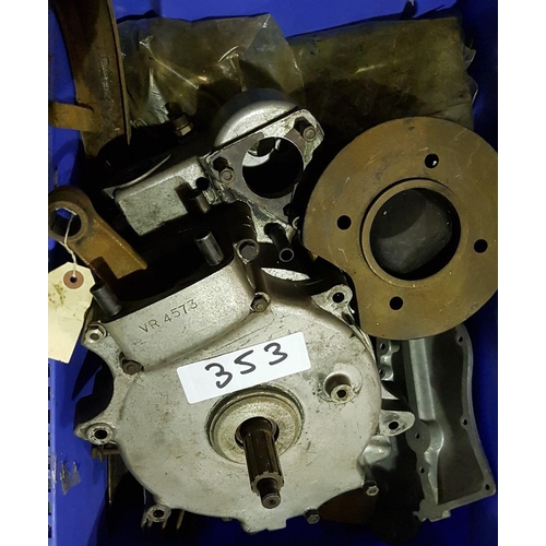 353 - c.1963 Velocette Viper engine, VR 4573, believed from frame RS 19395. Buyers should satisfy themselv... 