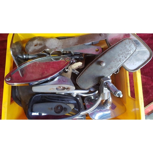 95 - A quantity of motorcycle and motorcar mirrors.