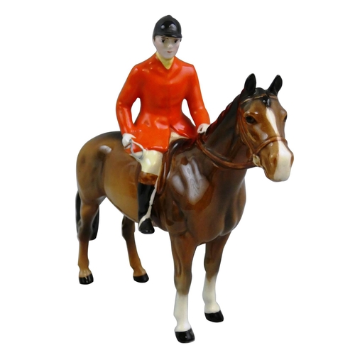 188 - Beswick Huntsman, (Style Two: Standing), model No. 1501, brown gloss.