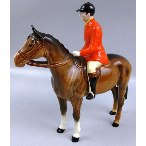 188 - Beswick Huntsman, (Style Two: Standing), model No. 1501, brown gloss.