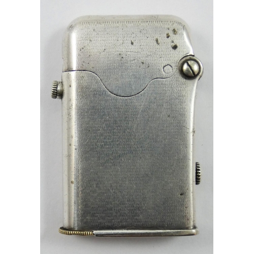 35 - A Thoren's Art Deco electroplated combination watch/lighter, USA and British patents, c.1920, Brevet... 