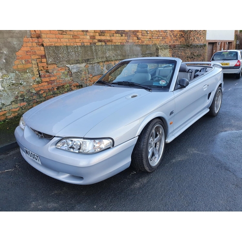 1995 Mustang GT convertible, 4950 cc. Registration number