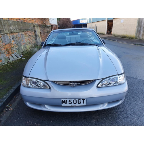 1995 Mustang GT convertible, 4950 cc. Registration number