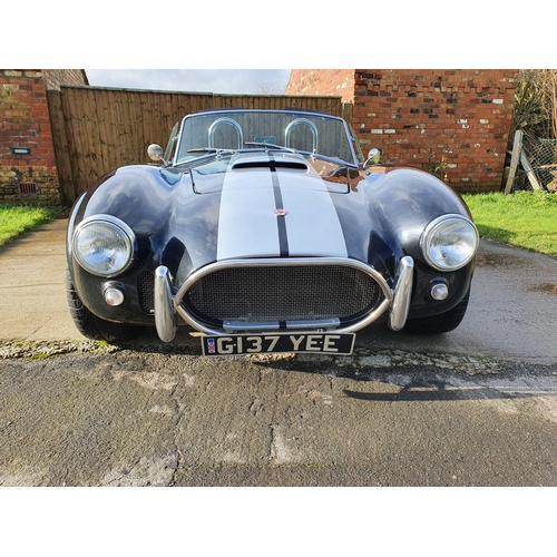 1009 - 2004 Pilgrim Sumo AC Cobra replica, engine built by Noble Motorsport, 4,658 cc. Registration number ... 