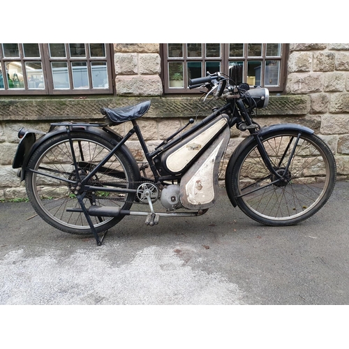 1015 - 1939 (see text) Excelsior Autobyk, 98 cc. Registration number LXS 791 (non transferrable). Frame num... 