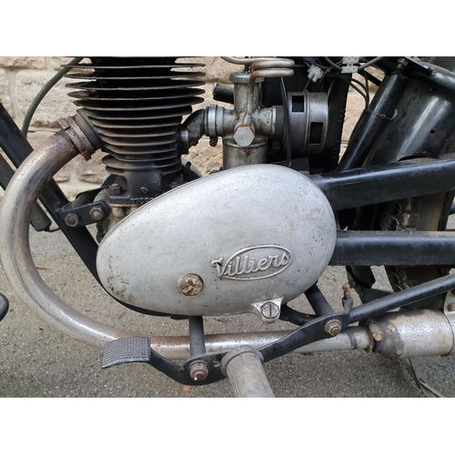 1016 - 1951 Francis Barnett Falcon 55, 197 cc (see text). Registration number LXS 865 (non transferrable). ... 