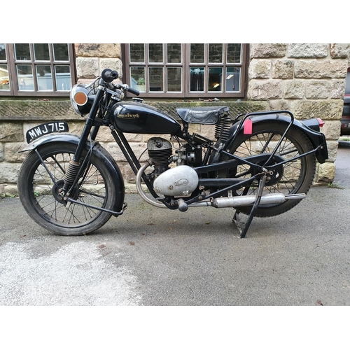 1016 - 1951 Francis Barnett Falcon 55, 197 cc (see text). Registration number LXS 865 (non transferrable). ... 