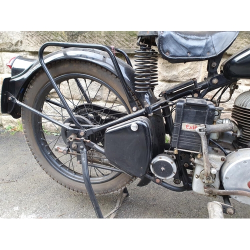 1016 - 1951 Francis Barnett Falcon 55, 197 cc (see text). Registration number LXS 865 (non transferrable). ... 