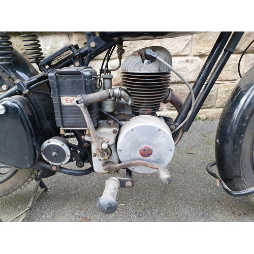 1016 - 1951 Francis Barnett Falcon 55, 197 cc (see text). Registration number LXS 865 (non transferrable). ... 