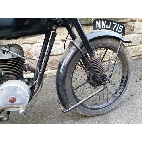 1016 - 1951 Francis Barnett Falcon 55, 197 cc (see text). Registration number LXS 865 (non transferrable). ... 