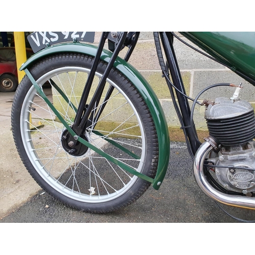 1017 - 1951 Francis Barnett Powerbike, 98 cc. Registration number VXS 927 (non transferrable). Frame number... 