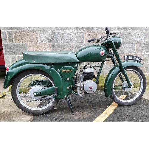 1018 - 1959 Francis Barnett Plover 78, 147 cc. Registration number FJK 440 (non transferrable). Frame numbe... 