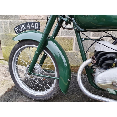 1018 - 1959 Francis Barnett Plover 78, 147 cc. Registration number FJK 440 (non transferrable). Frame numbe... 