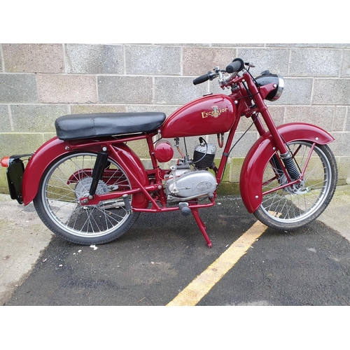 1019 - 1958 Excelsior Consort, 98cc. Registration number 637 UYK (non transferrable). Frame number SAC 255.... 