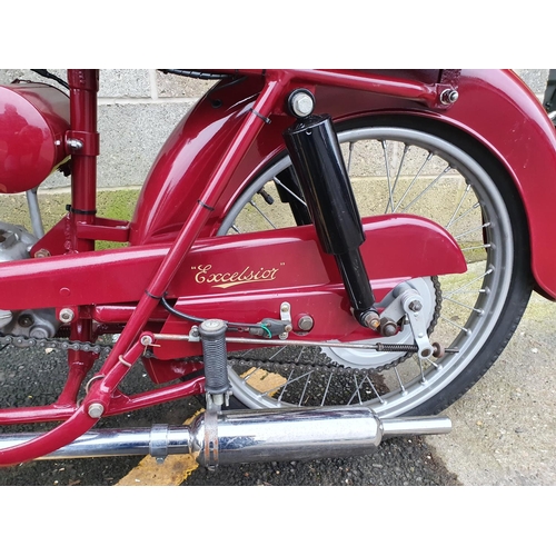 1019 - 1958 Excelsior Consort, 98cc. Registration number 637 UYK (non transferrable). Frame number SAC 255.... 