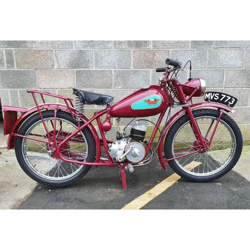 1020 - 1951 James Comet, 98cc. Registration number MVS 773 (on transferrable), Frame number M 14765 F. Engi... 