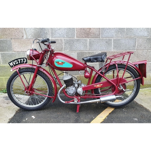 1020 - 1951 James Comet, 98cc. Registration number MVS 773 (on transferrable), Frame number M 14765 F. Engi... 