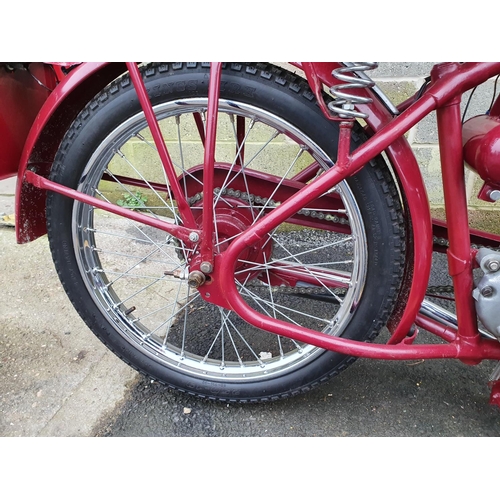 1020 - 1951 James Comet, 98cc. Registration number MVS 773 (on transferrable), Frame number M 14765 F. Engi... 