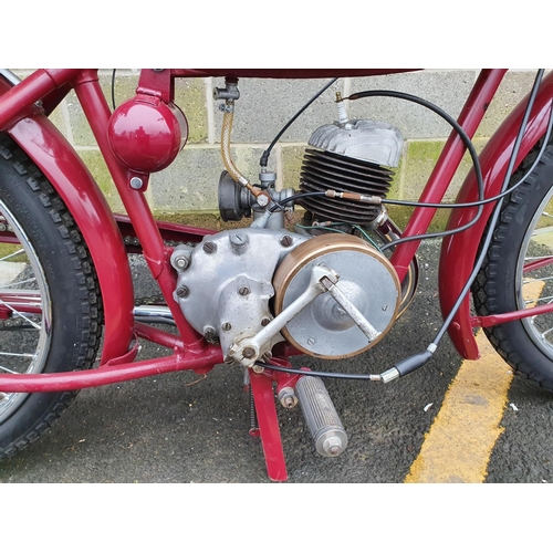 1020 - 1951 James Comet, 98cc. Registration number MVS 773 (on transferrable), Frame number M 14765 F. Engi... 