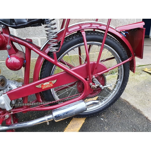 1020 - 1951 James Comet, 98cc. Registration number MVS 773 (on transferrable), Frame number M 14765 F. Engi... 