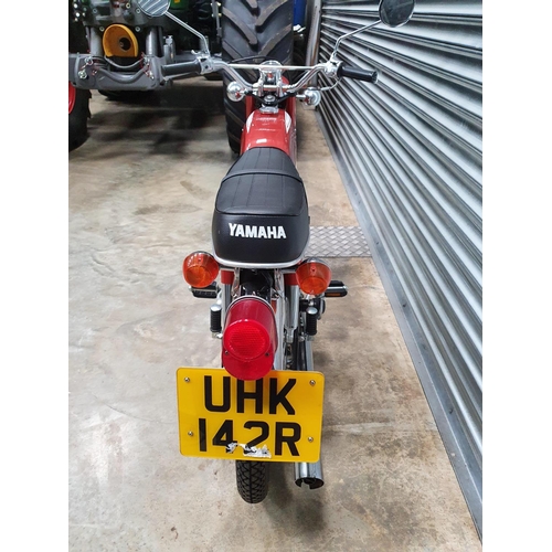 1027 - 1977 Yamaha FS1 - E, 49 cc. Registration number UHK 142R. Frame number 57449. Engine number *394 - 0... 