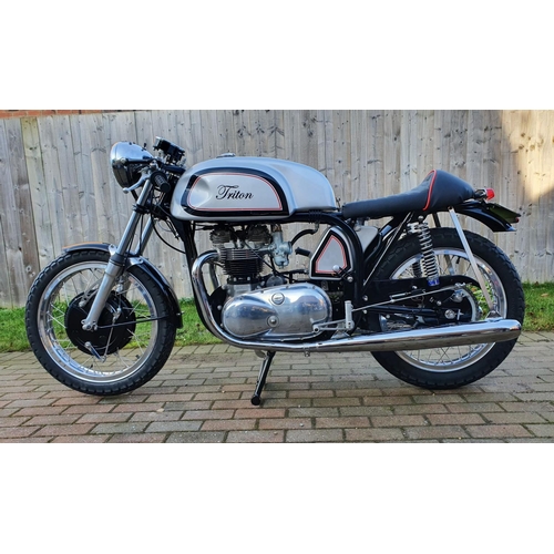 1040 - 1966 Triton Cafe Racer, 750 cc. Registration number GFX 143D. Frame number L12457659601. Engine numb... 