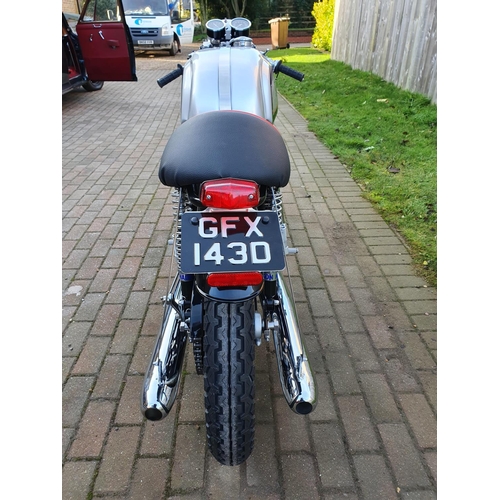 1040 - 1966 Triton Cafe Racer, 750 cc. Registration number GFX 143D. Frame number L12457659601. Engine numb... 