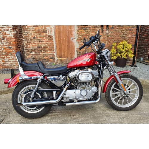 1045 - 2001 Harley Davidson XL 1200 Sportster Custom, 1200cc (see text). Registration number X619 PFE. Fram... 