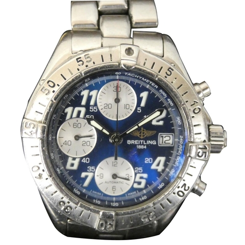 110 - Breitling - a stainless steel Chrono Colt automatic chronometer wrist watch, c. 1999, reference A130... 