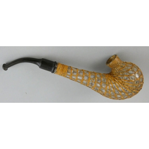 128 - A briar pipe, in the form of a shell, signed Astleys, 109 Jermyn St, London, a novelty pipe in the f... 