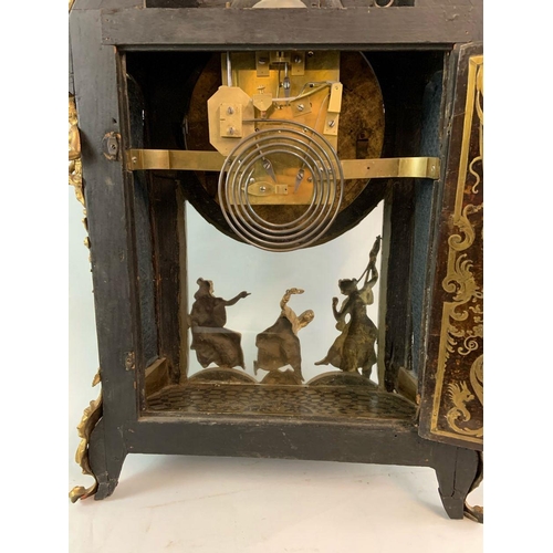 267 - A 19th century French gilt bronze mounted Boulle bracket clock, the cast and chased dial inscribed B... 