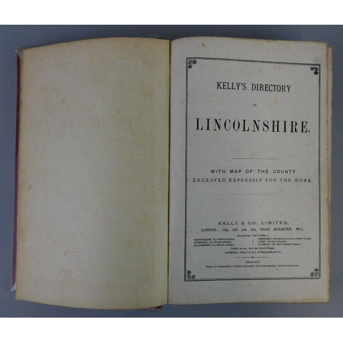 140 - Kelly's Directory of Lincolnshire, 1896 and 1930 (2).