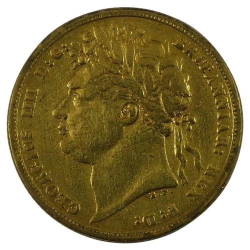 77 - George IIII sovereign, 1821.