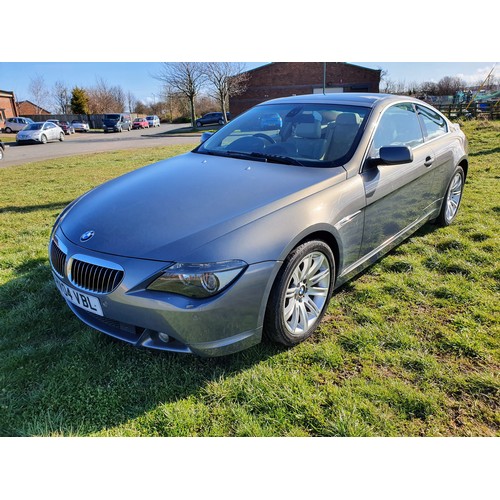 1010 - 2004 BMW 645 Ci automatic, 4,398 cc. Registration number HV04 VBL. Chassis number WBAEH72060B534142.... 