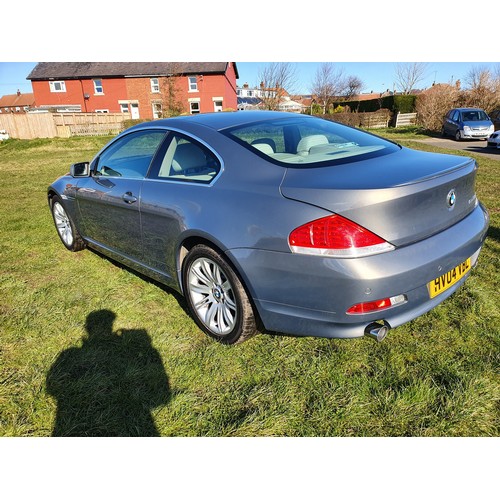 1010 - 2004 BMW 645 Ci automatic, 4,398 cc. Registration number HV04 VBL. Chassis number WBAEH72060B534142.... 