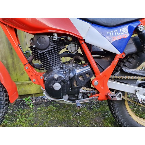 1983 Honda TLR200, 194 cc. Registration number JBW 895Y. Frame 