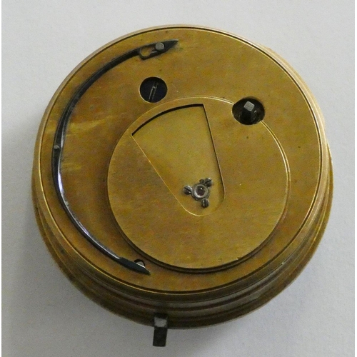 71 - Of Driffield interest - Thomas Stockdale, Driffield, a pocket watch movement, the white enamel two-p... 