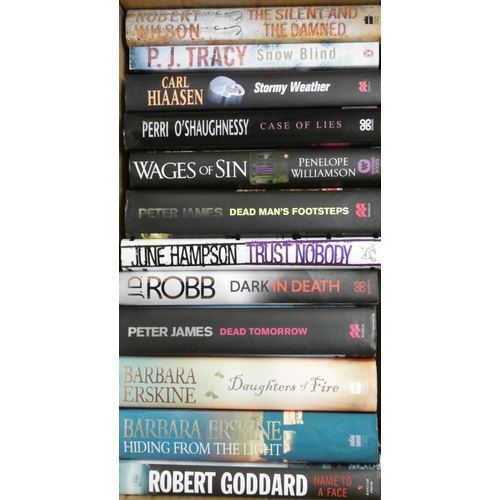 78 - An extensive collection of hardback books in six boxes (6)