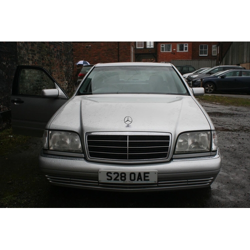 1005 - 1998 Mercedes Benz S280, 2,799 cc. Registration number S28 OAE. Chassis number TBC. Engine number TB... 