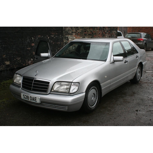 1005 - 1998 Mercedes Benz S280, 2,799 cc. Registration number S28 OAE. Chassis number TBC. Engine number TB... 